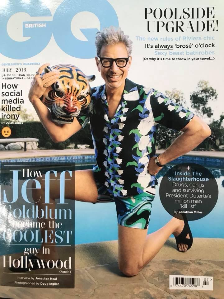 海外のメンズ雑誌GQ 2018年7月号にFORTUNAのポロシャツがピックアップされました。